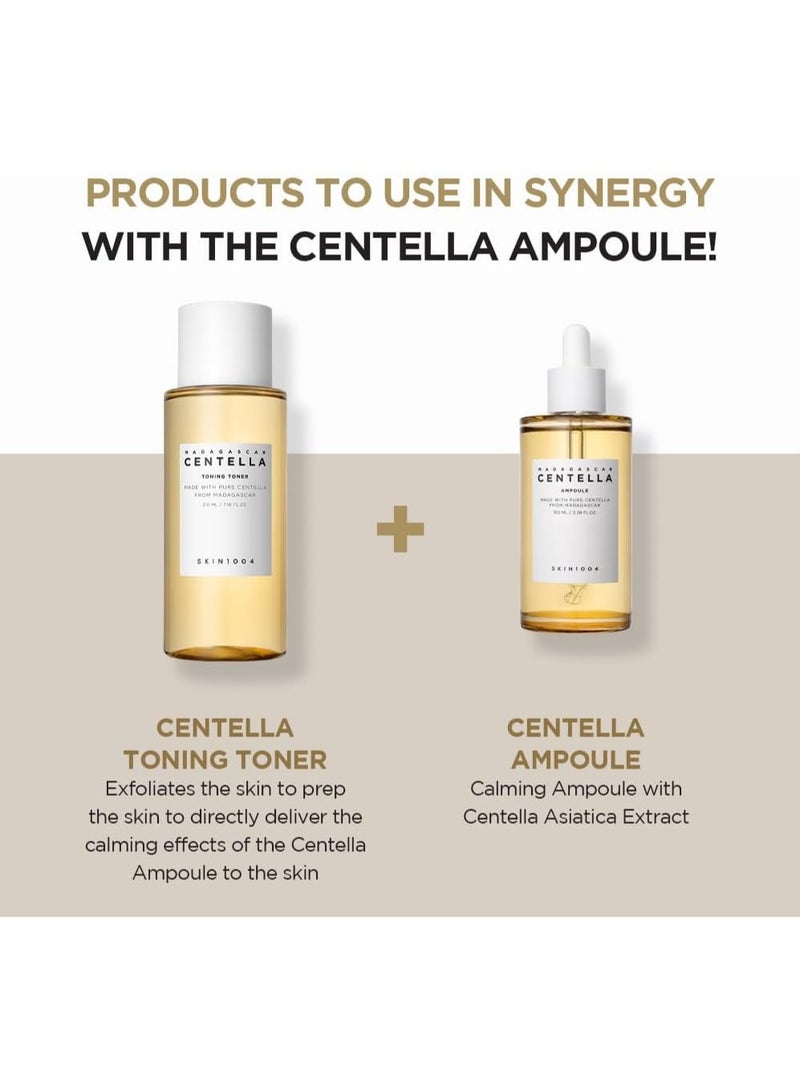 سكين 1004 - Madagascar Centella Ampoule 100ml - Soothing and Hydrating Ampoule with Centella Asiatica Extract - Calming Serum for Sensitive Skin - Lightweight and Fast-Absorbing Formula 100mlml - Image 1