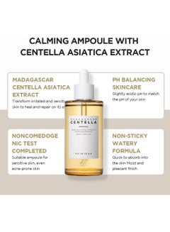 skin1004 Madagascar Centella Ampoule 100ml - Soothing and Hydrating Ampoule with Centella Asiatica Extract - Calming Serum for Sensitive Skin - Lightweight and Fast-Absorbing Formula 100mlml  - Image 4