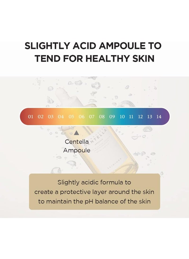 سكين 1004 - Madagascar Centella Ampoule 100ml - Soothing and Hydrating Ampoule with Centella Asiatica Extract - Calming Serum for Sensitive Skin - Lightweight and Fast-Absorbing Formula 100mlml - Image 1