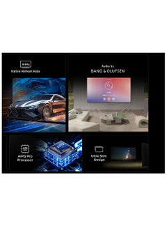TCL 65 Inch Smart TV 4K QLED, Google TV, HDR 2600 nits CrystlGlow HVA Panel, 144Hz, Quantum Dot Technology, AiPQ Pro Processor, IMAX Enhanced Audio, Slim Design - (2025 Model) 65C7K Black  - Image 3