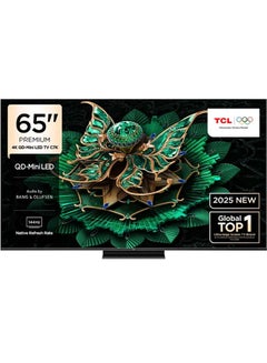TCL 65 Inch Smart TV 4K QLED, Google TV, HDR 2600 nits CrystlGlow HVA Panel, 144Hz, Quantum Dot Technology, AiPQ Pro Processor, IMAX Enhanced Audio, Slim Design - (2025 Model) 65C7K Black  - Image 1