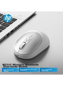 HP Mouse HP M231C Bluetooth Plata silver  - Image 1