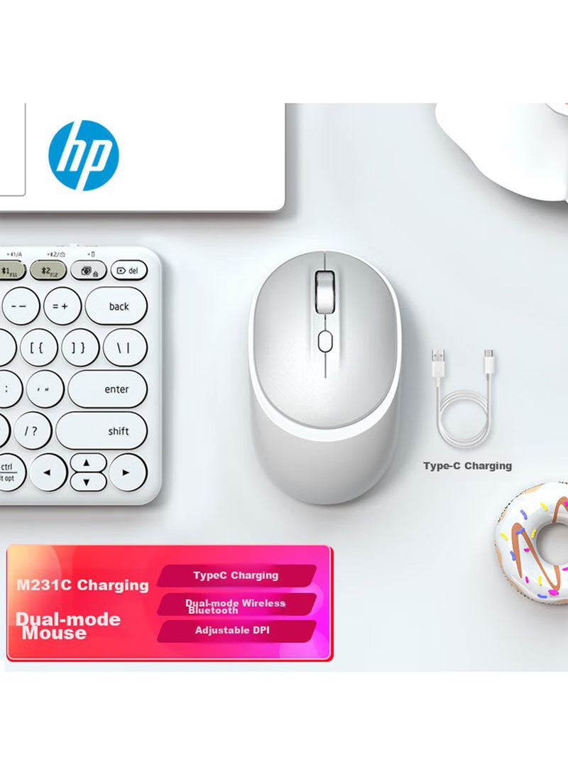 HP Mouse HP M231C Bluetooth Plata silver  - Image 2