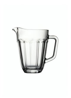 باساباتشي CASABLANCA Glass Jug – 1370cc – Classic & Durable Water Pitcher 