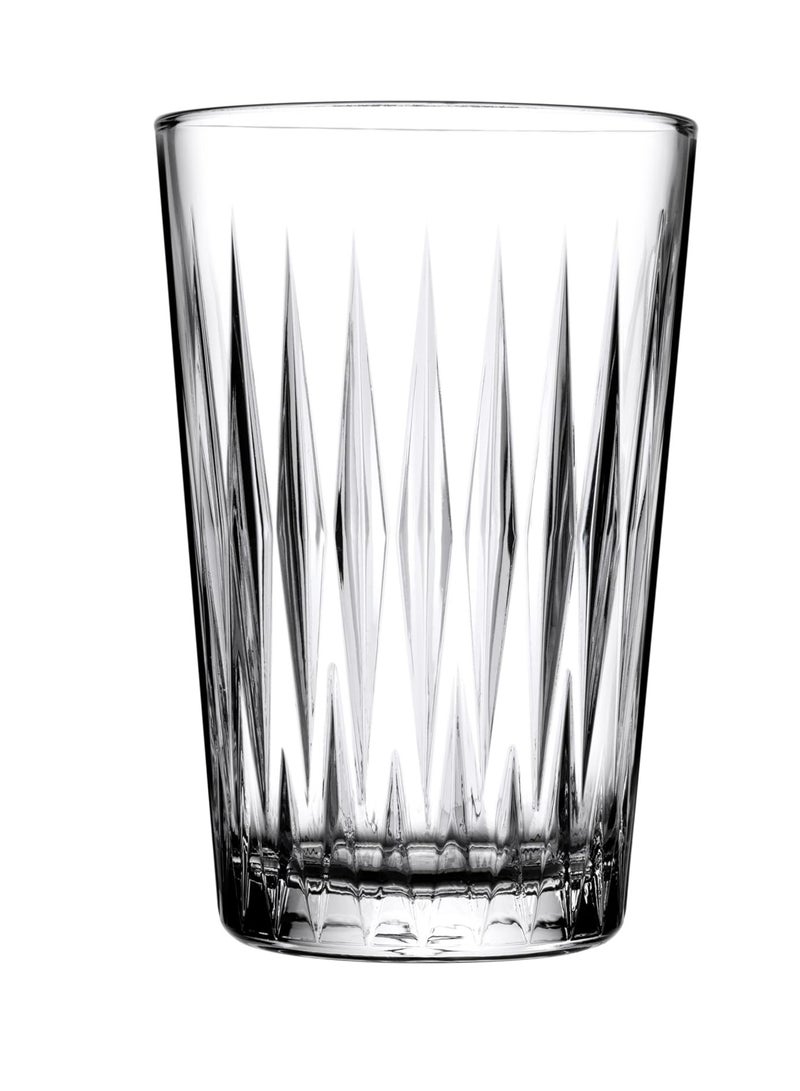 باساباتشي طقم أكواب لوزيا – 350 مل، 3 قطع | أكواب زجاجية عصرية للمنزل والطعام