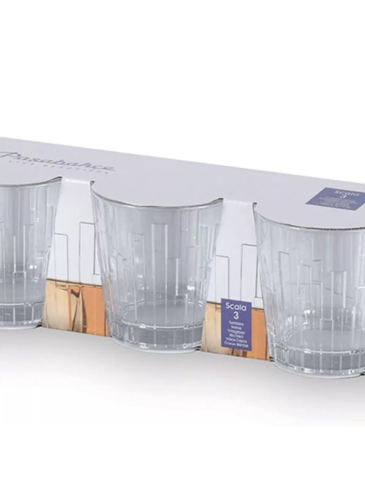 باساباتشي طقم أكواب SCALA - 300 مل، 3 قطع | أكواب شرب أنيقة للاستخدام اليومي - Image 2