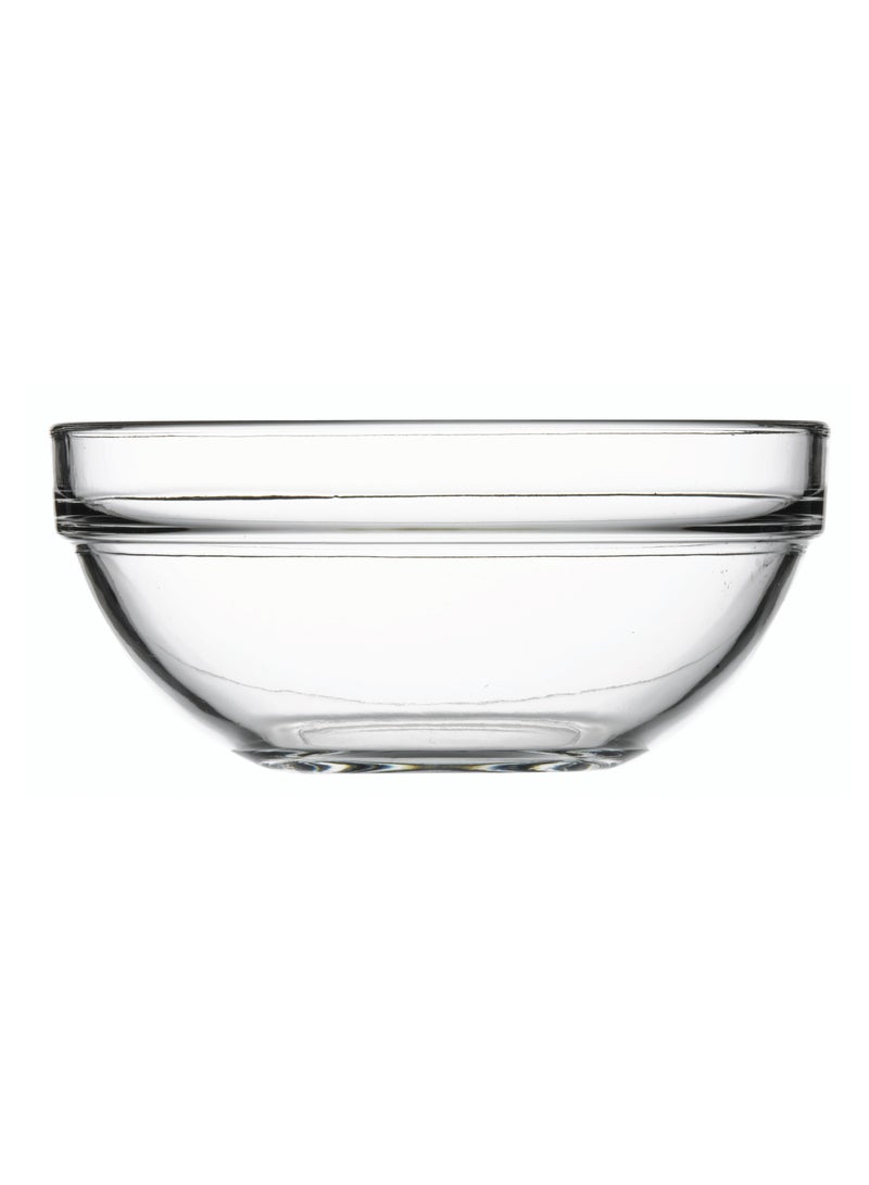 Pasabahce Chef’s Glass Bowl – 595cc (140mm) | Multi-Purpose Mixing & Serving Bowl