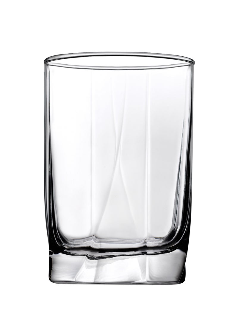 باساباتشي طقم أكواب لونا – 250 مل، 3 قطع، زجاج أنيق للاستخدام اليومي