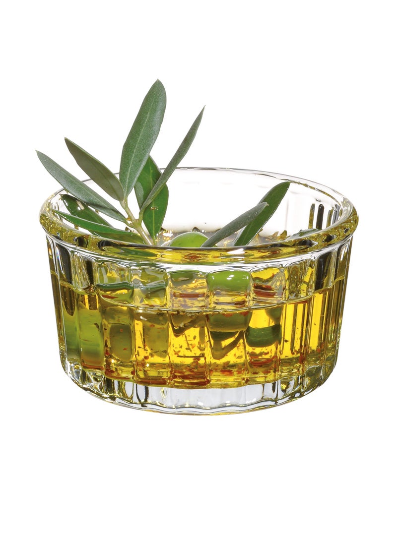 باساباتشي طقم أطباق راميكن – 135 مل، 80 مم – 6 قطع أطباق زجاجية متعددة الاستخدامات