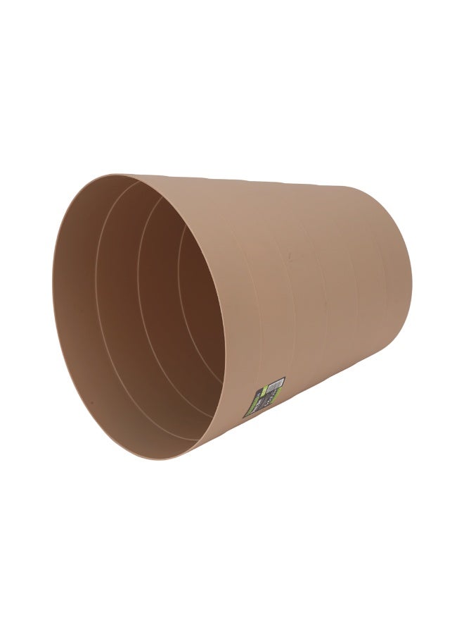 رويال فورد Royalford 11.3 L Plastic Dustbin- RF12246| Stylish and Durable Trash Can for Home, Office, Bathroom, School, Restaurant| Multi-Purpose Plastic Bin with Sturdy Construction| Brown  - Image 2
