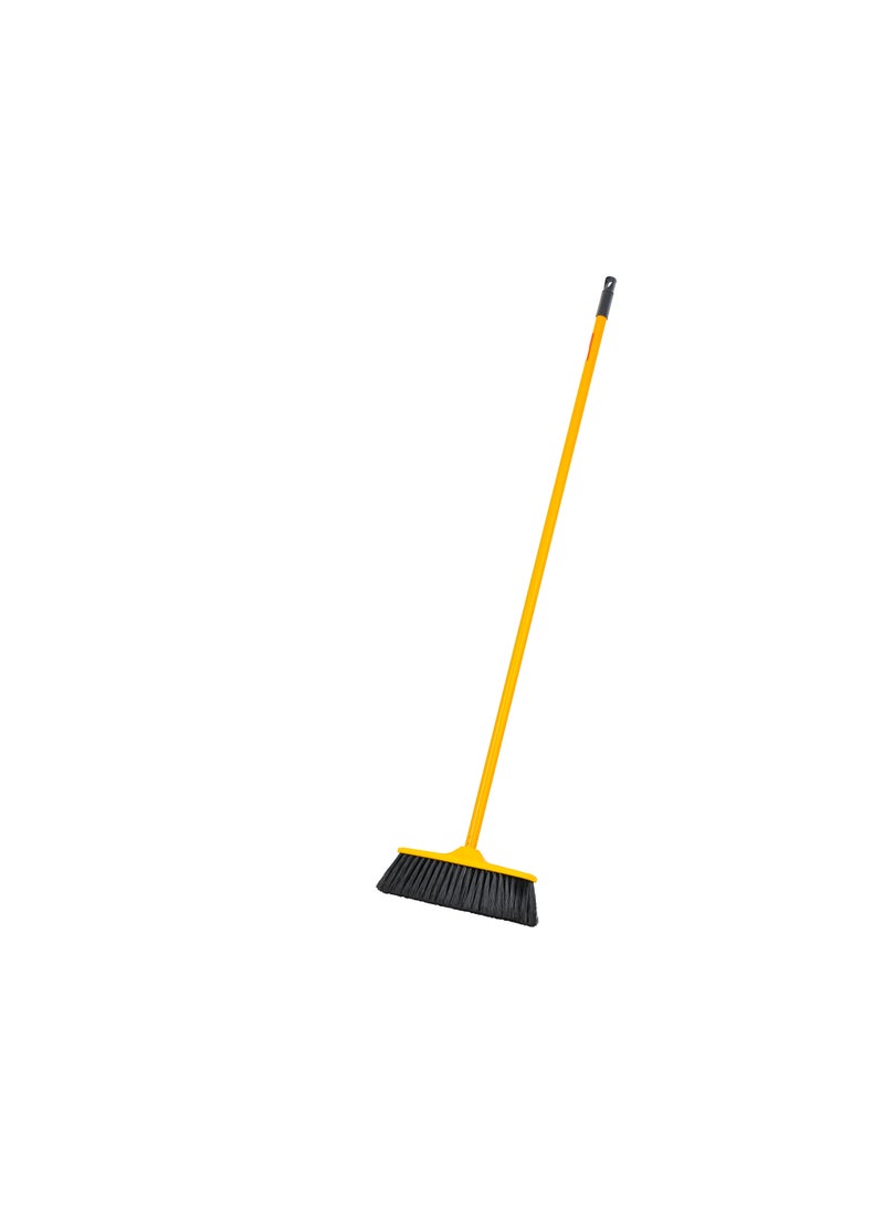 رويال فورد Royalford 28.5 CM Floor Broom with a Long Steel Handle- RF11999| Large and Wide Broom Head Multicolor  - Image 1