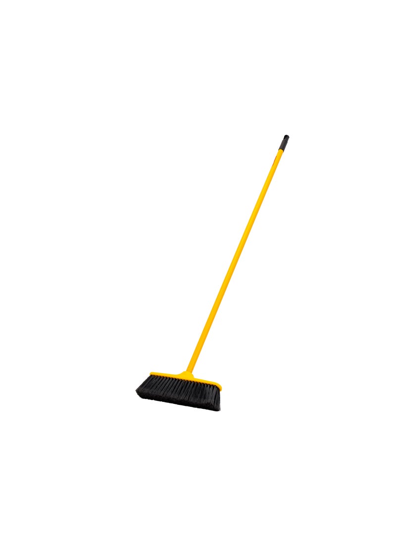 رويال فورد Royalford 28.5 CM Floor Broom with a Long Steel Handle- RF11999| Large and Wide Broom Head Multicolor  - Image 2