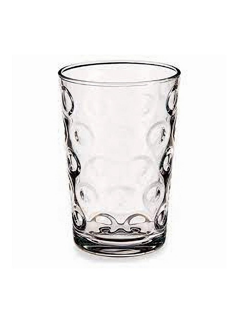 باساباتشي طقم أكواب رينغو – 200 مل، 6 قطع | أكواب زجاجية صغيرة كلاسيكية ومتينة