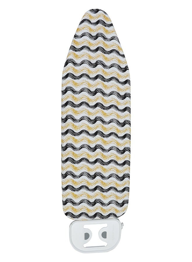 Royalford Ironing Board Cover, 138x39cm, RF10289 - Durable Heat Resistant Cotton Cover With 10mm Felt Padding for Large Size, Foldable Design, Non Slip Feet Assorted Color Assorted Color - Image 2