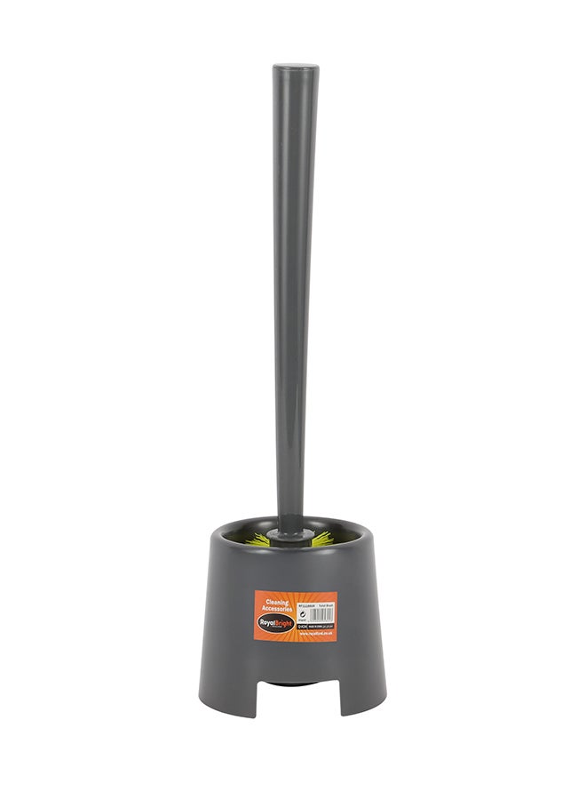 رويال فورد فرشاة مرحاض رويال فورد مع حامل فرشاة مرحاض مدمجة وخفيفة الوزن مثالية لتنظيف المرحاض الهندي والغربي - Image 1