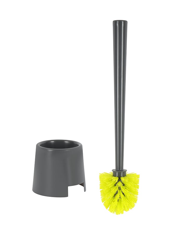 رويال فورد فرشاة مرحاض رويال فورد مع حامل فرشاة مرحاض مدمجة وخفيفة الوزن مثالية لتنظيف المرحاض الهندي والغربي - Image 5