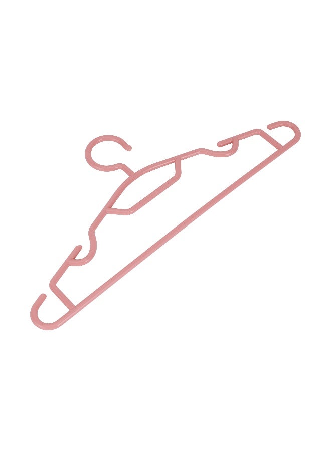 Royalford Royalford 5-Piece Cloth Hanger Set-RF12173/ Lightweight, Trendy and Anti-Skid Plastic Hangers Perfect for All Kinds of Dresses/ Heavy Duty, Suitable for Wardrobe for Hanging Clothes, Strappy Cloth, T-Shirt, Shirts, Dress/ Pink Pink - Image 3