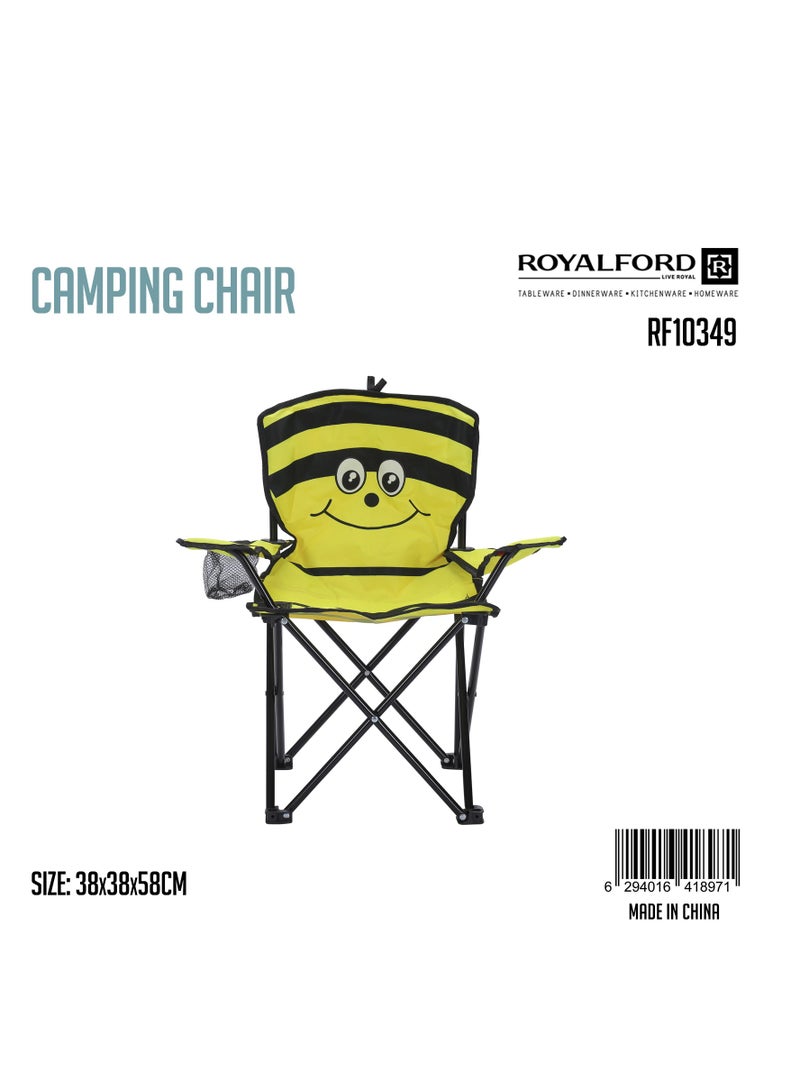 رويال فورد كرسي تخييم خفيف الوزن كرسي محمول مثالي للتخييم والمهرجانات والحدائق ورحلات الكارافان وصيد السمك والشاطئ والشواء المتنوع - Image 5