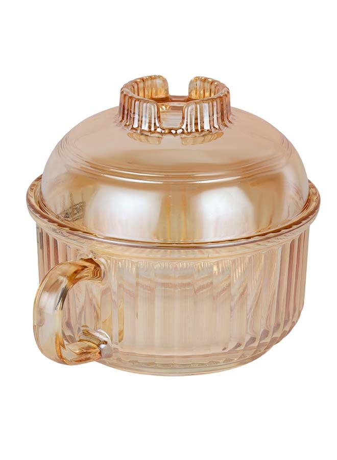 رويال فورد Glass Bowl with Lid-RF12213 Sodalime Pot with Side Handle, Mug Design, Perfect for Preparing and Serving Cold and Hot Food, Pasta, Noodles, Cereals, Smoothies Multicolor 2Liters - Image 2