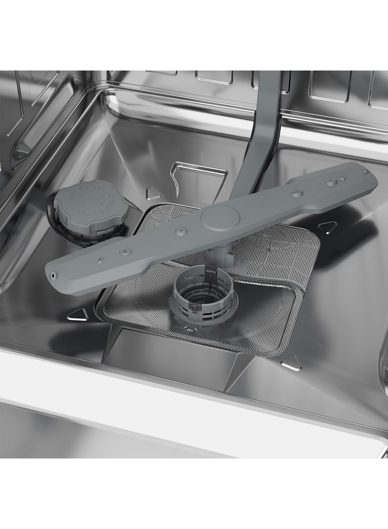Beko 60cm Builtin Fully Integrated Dishwasher with 13 Place settings, 5 Programme, 2 Racks, A++ Energy Rating, Quiet Operation (48 dBA) BDIN153E3 Silver  - Image 4