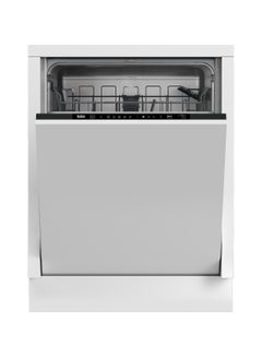 60cm Builtin Fully Integrated Dishwasher with 13 Place settings, 5 Programme, 2 Racks, A++ Energy Rating, Quiet Operation (48 dBA) BDIN153E3 Silver
