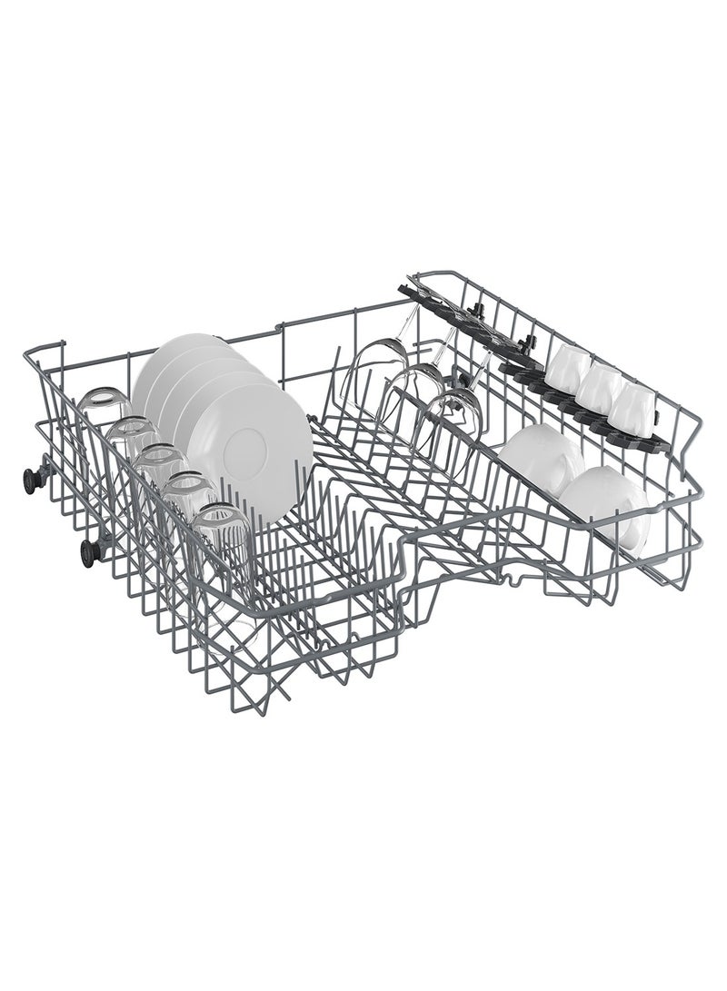 Beko - 60cm Builtin Fully Integrated Dishwasher with 13 Place settings, 5 Programme, 2 Racks, A++ Energy Rating, Quiet Operation (48 dBA) BDIN153E3 Silver - Image 1