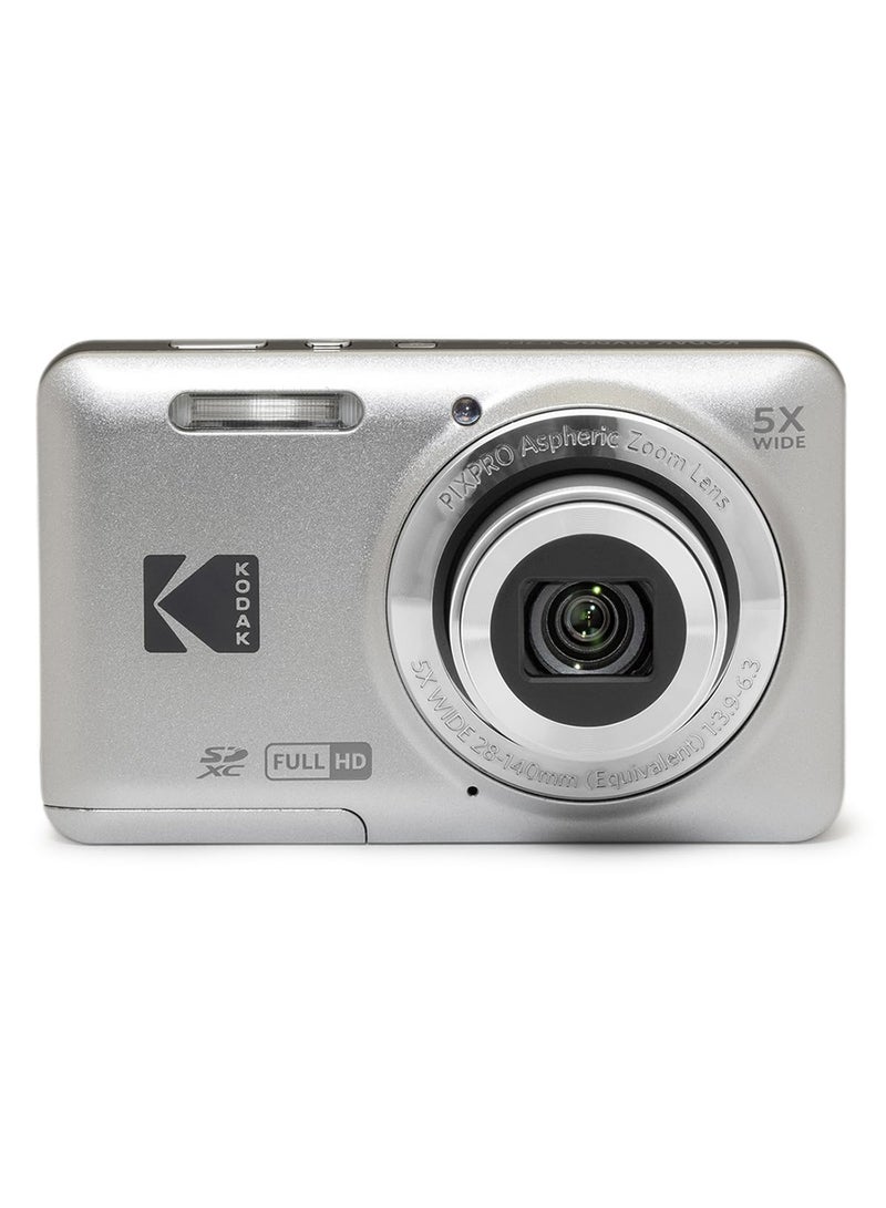 Kodak PIXPRO FZ55-GRY 16MP CMOS Sensor Digital Camera 5X Optical Zoom 28mm Wide Angle 1080P Full HD Video 2.7" LCD Vlogging Camera - Image 2