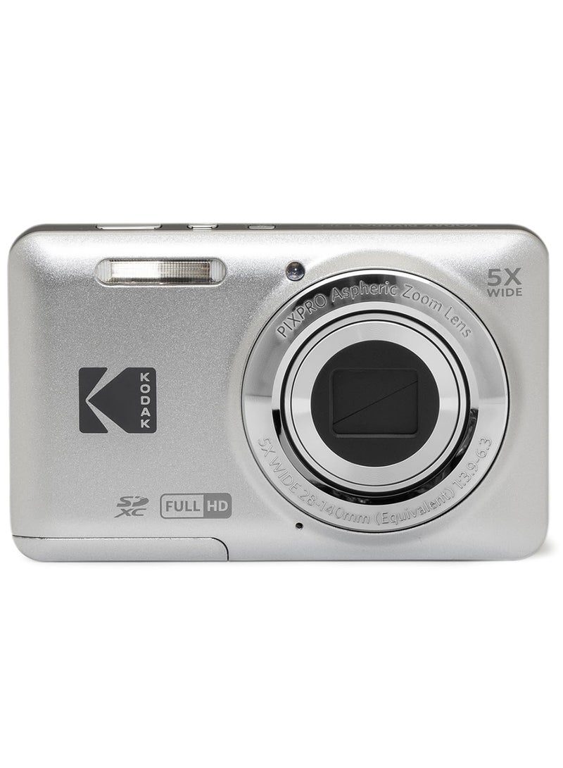 Kodak PIXPRO FZ55-GRY 16MP CMOS Sensor Digital Camera 5X Optical Zoom 28mm Wide Angle 1080P Full HD Video 2.7" LCD Vlogging Camera - Image 3