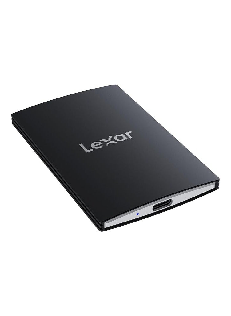 Lexar 4TB SL500 Portable SSD, Up to 2000MB/s Read, Compatible w/Type-C Laptops, iPhone 15, Smartphones, Tablets, PS5, Xbox, USB 3.2 Gen 2x2, Slim and Lightweight, External SSD (LSL500X004T-RNBNU) 4 TB - Image 1