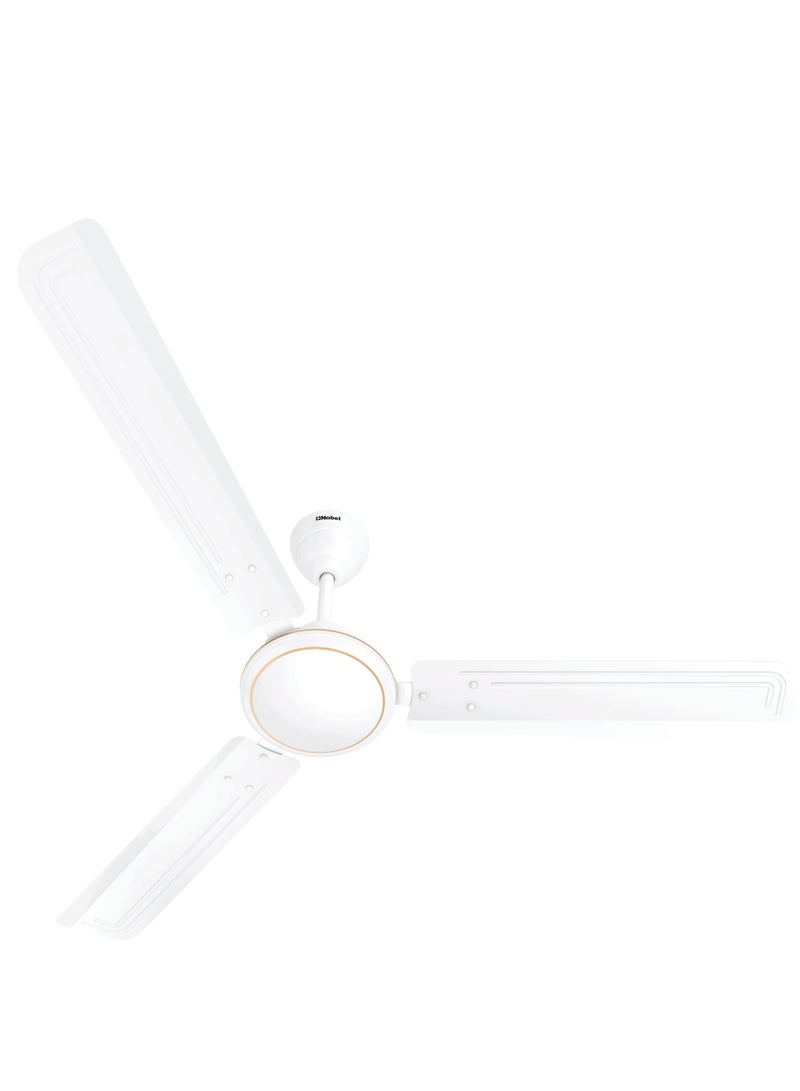 Nobel Elegant Ceiling Fan: High-Performance Cooling with Silent Operation & Stylish Design 85 W NCF56 White 