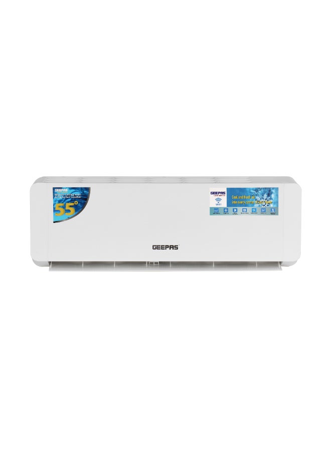 GEEPAS 1 Ton Smart Split Air Conditioner | 12000 BTU Wi-Fi Enabled | LED Display Fast Cooling 4D Air Flow |Self-Cleaning, R410A Refrigerant, Golden Fin Technology | 5-Year Compressor Warranty 1650 W GACS1225CUE White - Image 2