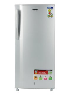 جيباس 220 L Gross / 150 L Net Capacity Single Door Direct Cool Refrigerator | Quick Cooling with Defrost Technology | Glass Shelves, Transparent Door Basket, Extra Space and Long Lasting Freshness | Low Noise Design and Low Voltage | GRF2059SPE GRF2059SPE silver  - Image 1