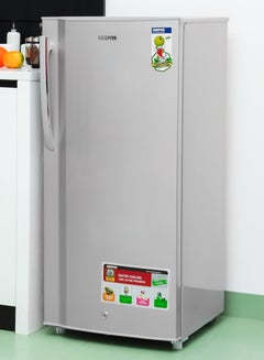 جيباس 220 L Gross / 150 L Net Capacity Single Door Direct Cool Refrigerator | Quick Cooling with Defrost Technology | Glass Shelves, Transparent Door Basket, Extra Space and Long Lasting Freshness | Low Noise Design and Low Voltage | GRF2059SPE GRF2059SPE silver  - Image 2