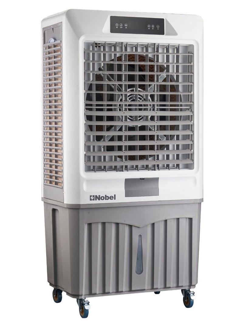 نوبل "Nobel Industrial Axial Flow Fan – 145L Water Storage, 15000m³/h Air Flow, 800W, Remote Control, 65dB Low Noise - NAC1700 " 145 L 800 W NAC1700 WHITE 