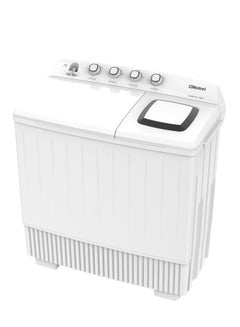Nobel NOBEL Heavy-Duty Twin Tub Washing Machine with 28kg Wash Capacity, 14kg Spin Dry, IPX4 Rating, and 4 Control Knobs – Efficient 600W Wash and 860W Spin Power Input for Faster Laundry Cycles – Durable Build with Water Inlet and Timed Cycles for Convenient Home and Commercial Use on 220-240V~, 50Hz - NWM3100 28 L 860 W NWM3100 WHITE  - Image 1