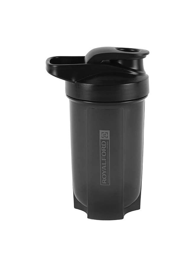 Royalford - Royalford 500ml Protein Shaker Bottle - RF12358, Plastic with stainless steel blending ball for lump-free shakes, leak-proof, portable, and suitable for indoor or outdoor use Assorted - Image 1