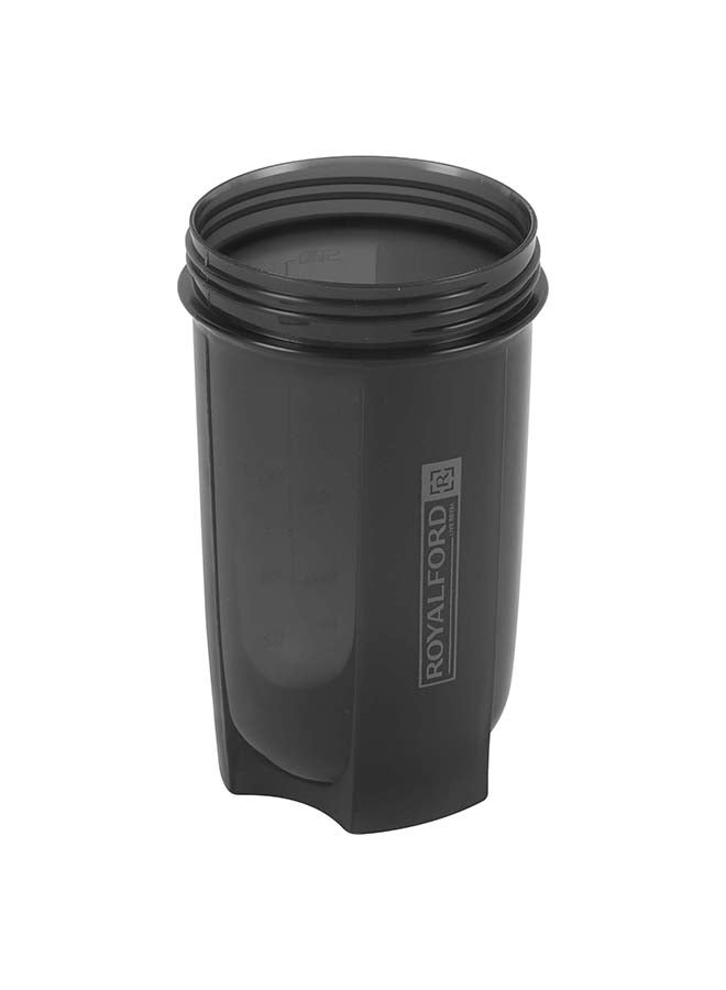 Royalford - Royalford 500ml Protein Shaker Bottle - RF12358, Plastic with stainless steel blending ball for lump-free shakes, leak-proof, portable, and suitable for indoor or outdoor use Assorted - Image 1