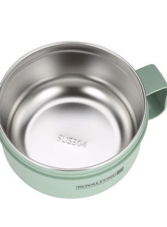 Royalford Lunch Box, 850ml Stainless Steel Lunch Box, RF11103 | Lunch Box For Adults, Kids, Teenage | Food-Safe Material Food Storage Container | Leak-Proof and Convenient To Carry Lightgreen 850Liters  - Image 5