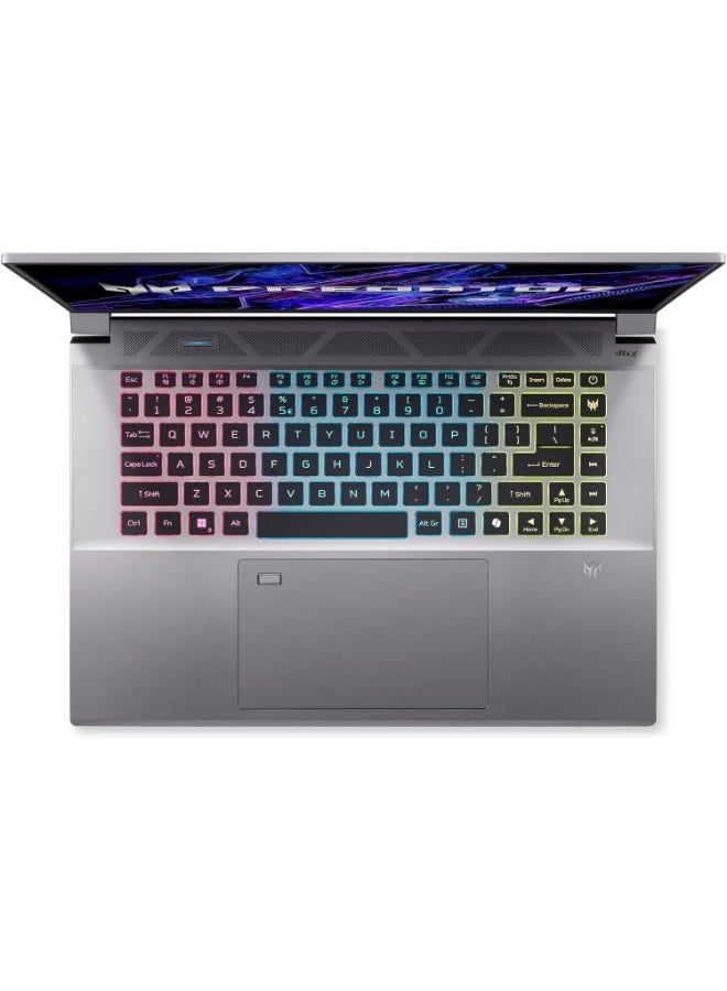 Predator Triton Neo 16 Laptop With 16-Inch Full HD Display, Core Ultra 7 155H Processor/16GB RAM/1TB SSD/6GB NVIDIA GeForce RTX 4050 Graphics/Windows 11 Home English Sparkly Silver