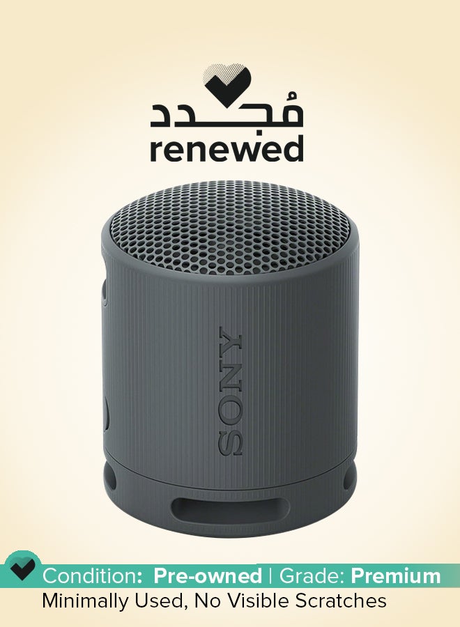 Sony Renewed - Wireless Bluetooth Portable Lightweight Travel Speaker SRS-XB100 black  - Image 1