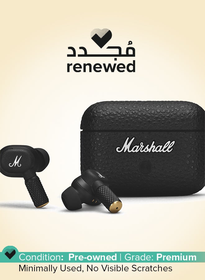 Marshall Renewed - True Wireless Active Noise Cancelling Bluetooth Headphones black  - Image 1