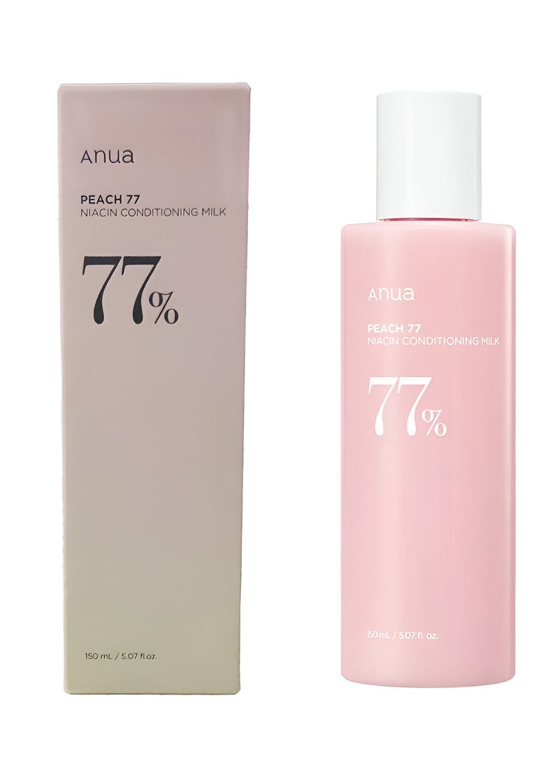 Anua Peach 77 Niacin Conditioning Milk 77% 150ml - Image 1