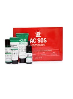 سام باي مي AHA BHA PHA 30 Days Miracle AC SOS Kit RED 200grams  - Image 1