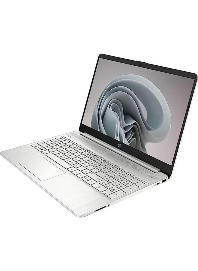 HP (Upgraded Version) Laptop With 15.6-Inch Full HD Display, Intel Core i3-1215U Processor/24GB RAM/128GB SSD/Intel Iris XE Graphics/Windows 11 Home English Natural Silver English Natural Silver - Image 2