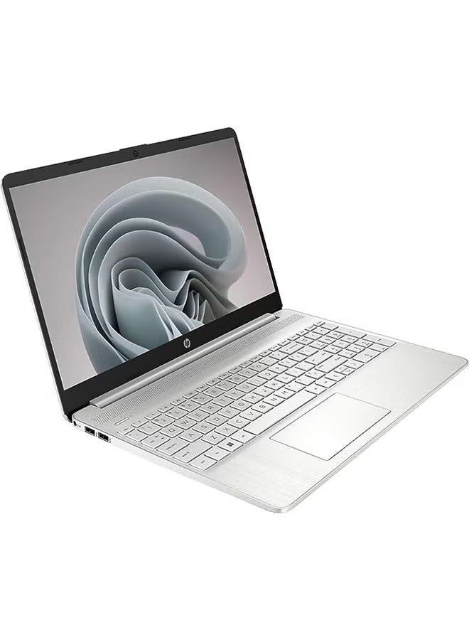 HP (Upgraded Version) Laptop With 15.6-Inch Full HD Display, Intel Core i3-1215U Processor/24GB RAM/128GB SSD/Intel Iris XE Graphics/Windows 11 Home English Natural Silver English Natural Silver - Image 1