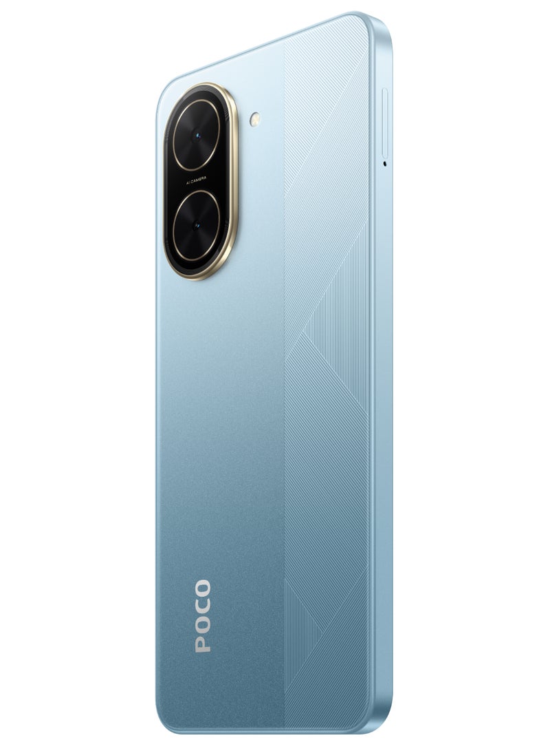 شاومي - هاتف POCO C71 ثنائي الشريحة باللون الأزرق وذاكرة الوصول العشوائي (RAM) سعة 3 جيجابايت وذاكرة تخزين داخلية 64 جيجابايت ويدعم تقنية الجيل الرابع - الإصدار العالمي - Image 1