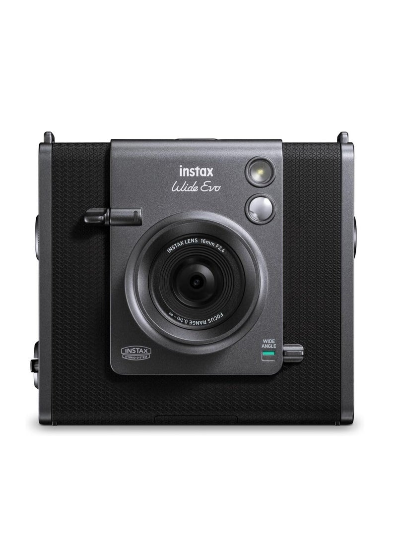 FUJIFILM Instax WIDE Evo Hybrid Instant Camera, Black  - Image 4