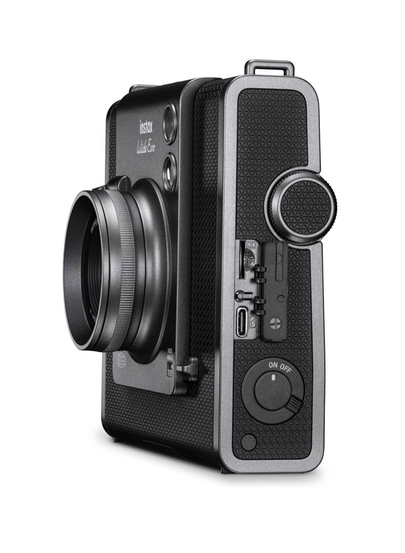 FUJIFILM Instax WIDE Evo Hybrid Instant Camera, Black  - Image 3