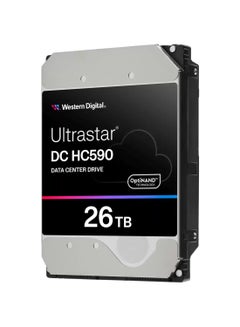 WD Ultrastar DC HC590 26TB 3.5-Inch SATA 6Gb/s CMR 7200RPM 512MB Cache SE (Self-Encrypting) Enterprise HDD,11-Disk HelioSeal, OptiNAND, ArmorCache, 512e/4Kn, WUH722626ALE6L4 | 0F65672 26 TB  - Image 1