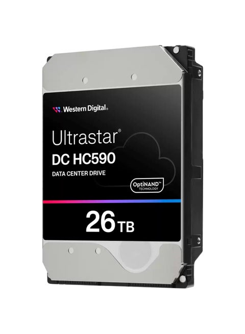 Ultrastar DC HC590 26TB 3.5-Inch SATA 6Gb/s CMR 7200RPM 512MB Cache SE (Self-Encrypting) Enterprise HDD,11-Disk HelioSeal, OptiNAND, ArmorCache, 512e/4Kn, WUH722626ALE6L4 | 0F65672 26 TB